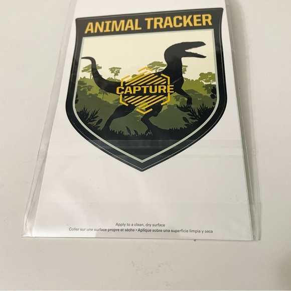 Jurassic World Animal Tracker Decal Sticker Dinosaur - Picture 13 of 13